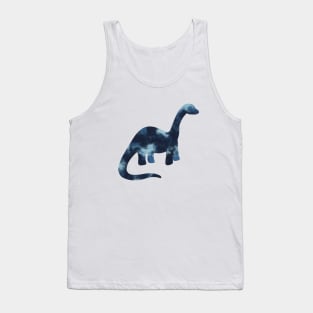 Blue brachiosaurus dinosaur Tank Top